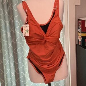 Burnt Orange Swimsuit
